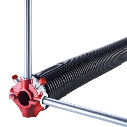 Vääntöjousipari autotallin nosto oveen teräs 82B 6 35 50 8 889 mm elektrolyyttimaalattu