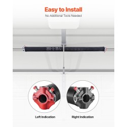 Vääntöjousipari autotallin nosto-oveen teräs 82B 6,35×50,8×889 mm elektrolyyttimaalattu