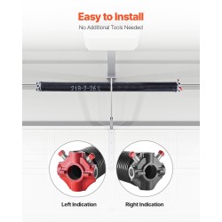 Autotallin kääntöjousipari korkeahiiliteräs 82B alumiinikartiot 5,54 mm 50,8 mm 668 mm elektropinnoitettu