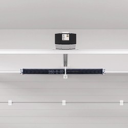 Vääntöjousipari nosto-oviin korkeahiiliteräs 82B 6,35×50,8×813 mm elektrolyyttinen musta pinnoite