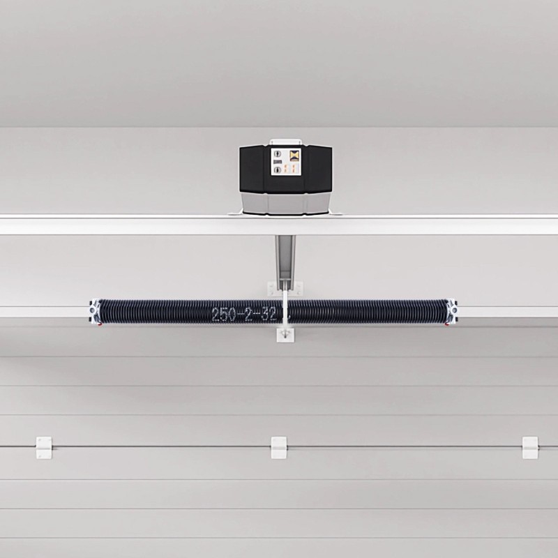 Vääntöjousipari nosto-oviin korkeahiiliteräs 82B 6,35×50,8×813 mm elektrolyyttinen musta pinnoite