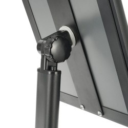 Jalallinen kyltinteline alumiinirunkoinen 11x17 tuuman julisteille pysty ja vaaka