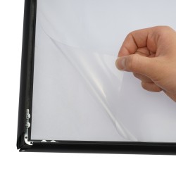 Jalallinen kyltinteline alumiinirunkoinen 11x17 tuuman julisteille pysty ja vaaka