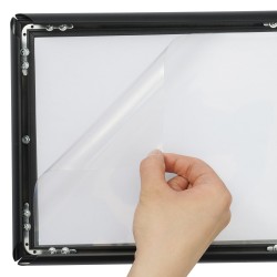 Jalallinen kyltinpidike alumiinirungolla 8,5×11 tuuman julisteille korkeussäädöllä vesitäytettävällä jalustalla kääntyvällä