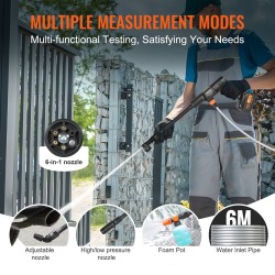 Johdoton harjaton kylmävesipainepesuri 21V 4,0 Ah akulla 4,5 MPa 6-in-1-suuttimella