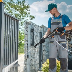 Akkukäyttöinen painepesuri 21V 4,0Ah kannettava 6-toiminen suutin enintään 4 MPa