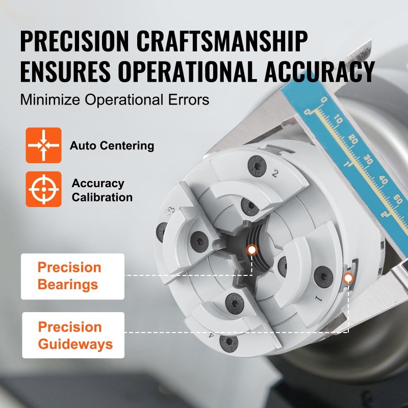 4-leukainen itsekeskittyvä sorvin istukka 45-teräs 70 mm KP2-3/4