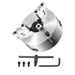 3-leukainen itsesäätyvä sorvin istukka 200 mm HT300 runko puristusalue 4–200 mm