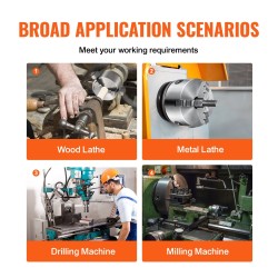 3-leukainen itseitsentyyttävä sorvin istukka HT300 160 mm