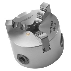 3 leukainen itsesäätyvä sorvin istukka HT300 80 mm puristusalue 2 63 mm