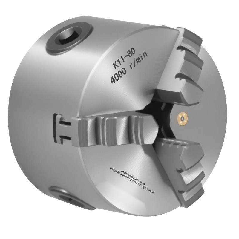 3-leukainen itsesäätyvä sorvin istukka HT300 80 mm puristusalue 2–63 mm