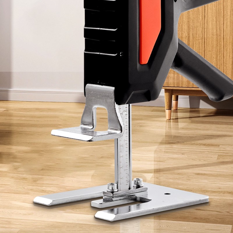 Käsikäyttöinen nostin 2 kpl 200 kg 195 mm magneettinen vatupassi musta