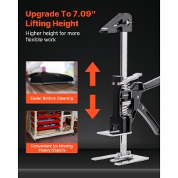 Käsikäyttöinen nostin painevaletusta alumiinista ja teräksestä 2 kpl 150 kg 180 mm