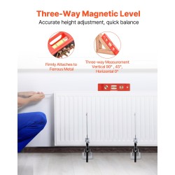 Käsinostin valualumiini ja teräs 235 millimetriä 2 kappaletta 200 kilogrammaa parina