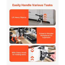 Käsinostin 2 kpl parin enimmäiskantavuus 200 kg 165 mm magneettinen vatupassi