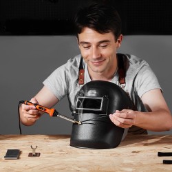 Muovihitsauspakkaus 100 W pistooli 60 ja 100 W juotoskolvi 1000 kuumaa niittiä