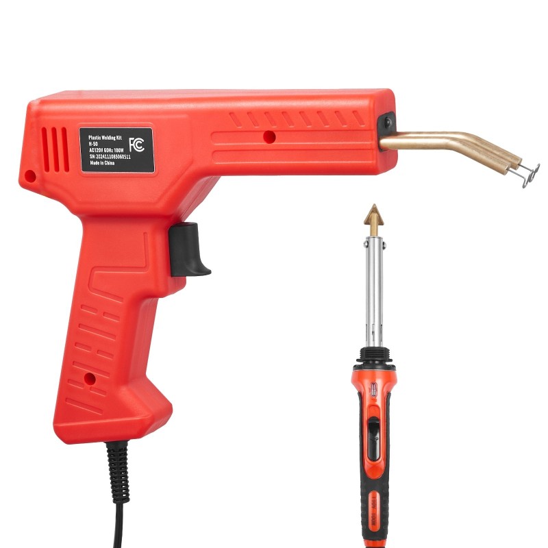 Muovihitsauspakkaus 100 W pistooli 60 ja 100 W juotoskolvi 1000 kuumaa niittiä