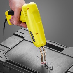 Muovihitsauspistooli 220 watin 1200 kpl kuumia niittejä 76 hitsauspuikkoa kantolaukku