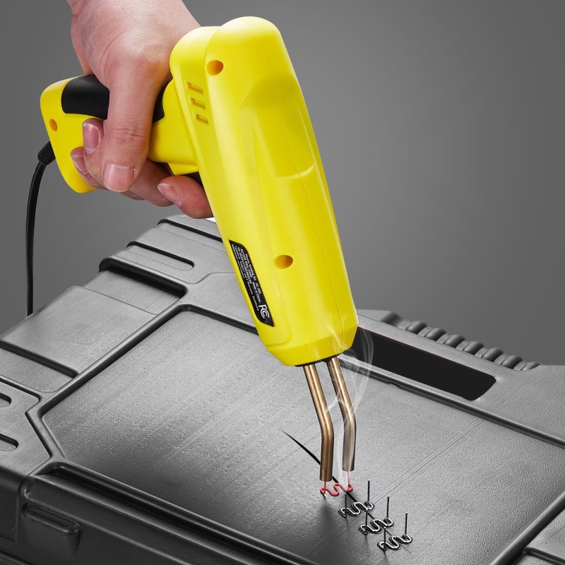 Muovihitsauspistooli 220 watin 1200 kpl kuumia niittejä 76 hitsauspuikkoa kantolaukku