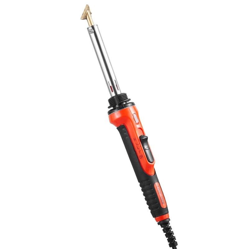 Muovihitsauskolvi kaksoisteho 60/100 W 3 kärkeä 20 hitsauspuikkoa metallinen teline