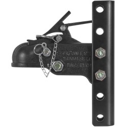 Perävaunun yhteen taottu vetokytkinpakkaus valurauta 5-asentoinen kanavakiinnike 2-5/16 tuuman vetokuula 6804 kg