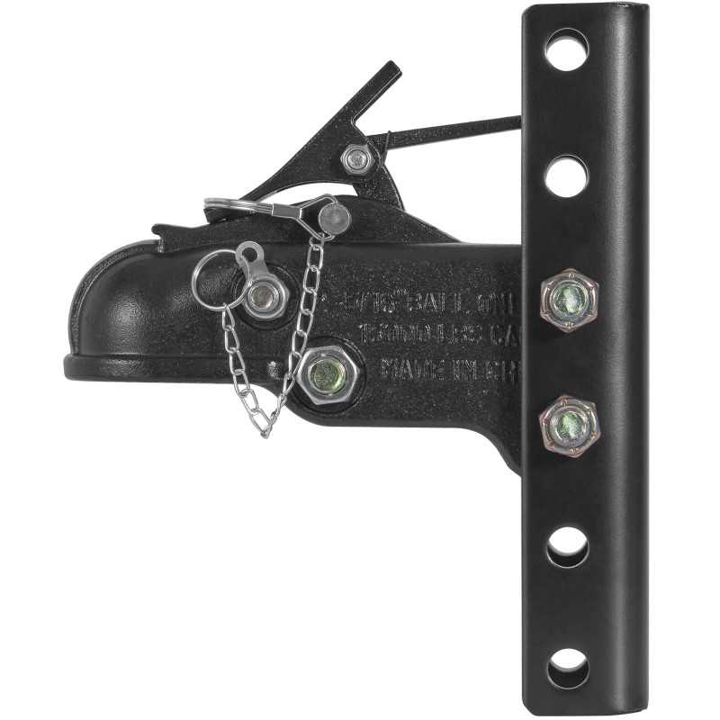 Perävaunun yhteen taottu vetokytkinpakkaus valurauta 5-asentoinen kanavakiinnike 2-5/16 tuuman vetokuula 6804 kg