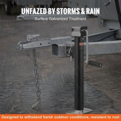 Perävaunun suora vetokytkin teräs 2 tuuman kuulalle ja aisaprofiilille 1587,6 kg sinkitty