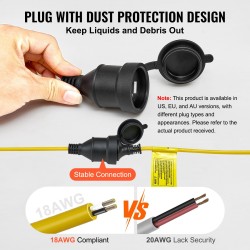 Rakennustyömaan ketjuvalosarja 15,24 metriä 5 lamppua 50 wattia vesitiivis 5000 lumenia