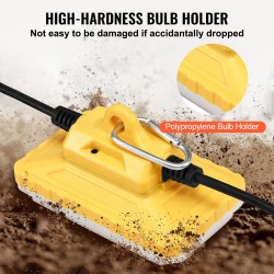 Rakennustyömaan ketjuvalo 15,24 m 5 lamppua 75W IP65 7500 lumenia 5000–5500K