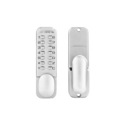 Mekaaninen avaimeton näppäimistölukko 14-näppäintä sinkkiseoksinen salpa ruostumaton teräs etulevy 35–65 mm oville