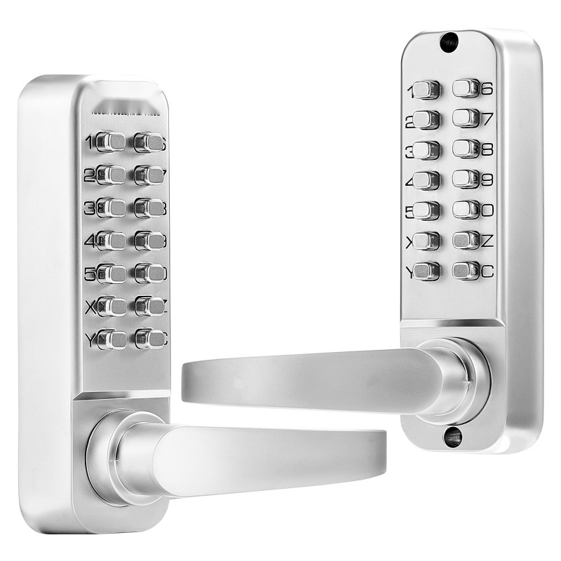 Mekaaninen näppäinlukko 14 näppäintä kaksipuolinen ruostumaton teräs pihaoviin