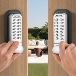 Mekaaninen näppäinlukko 14 näppäintä sinkkiseos pintakiinnitys 35–65 mm ulkokäyttöön