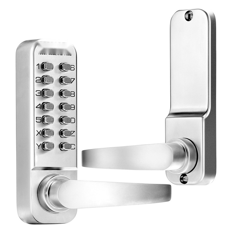 Mekaaninen avaimeton 14-näppäiminen näppäimistölukko kahvalla säänkestävä 35–65 mm