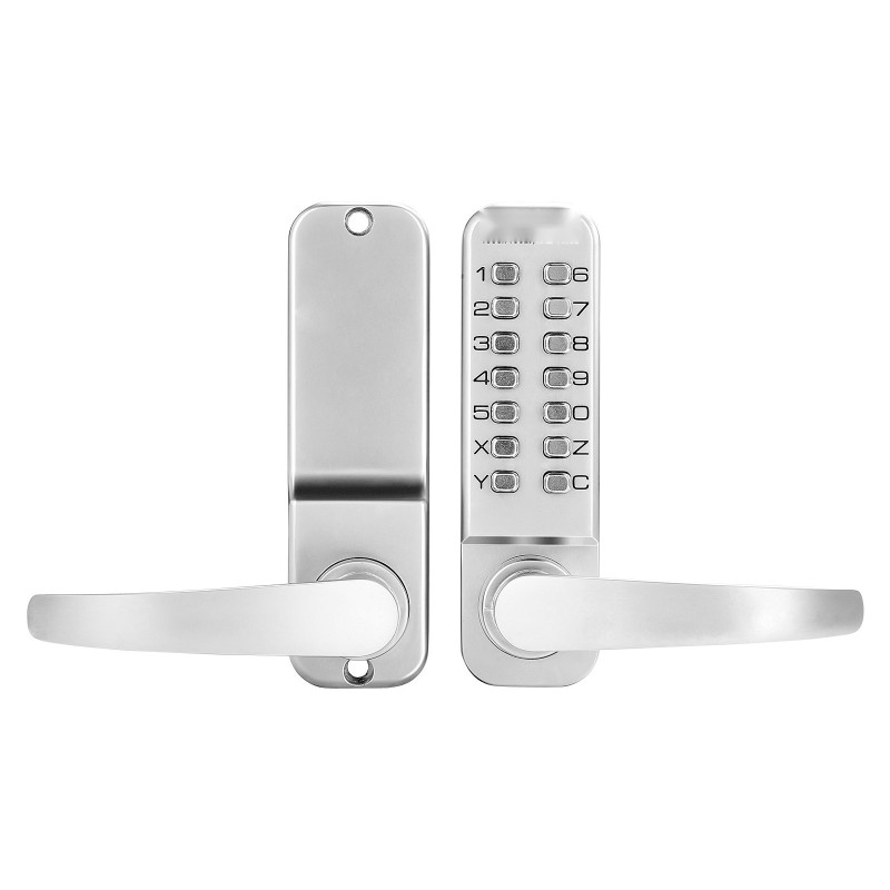 Mekaaninen avaimeton 14-näppäiminen näppäimistölukko kahvalla säänkestävä 35–65 mm