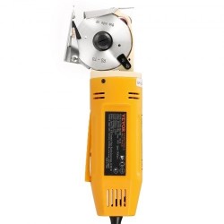 Sähköinen käsikäyttöinen kangasleikkuri 170 W 70 mm seosteräterä 25 mm leikkuupaksuus
