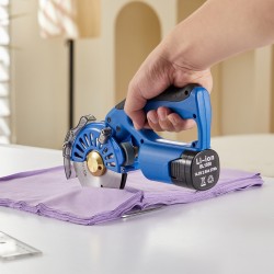 Langaton sähkökäyttöinen kankaanleikkuri 5 nopeutta 100 mm kahdeksankulmainen seosteräterä 27 mm leikkuupaksuus