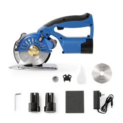 Langaton sähkökäyttöinen kankaanleikkuri 5 nopeutta 100 mm kahdeksankulmainen seosteräterä 27 mm leikkuupaksuus