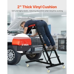 Yläpuolinen huoltotaso teräsrunko säädettävä 1160–1685 mm 4 pyörää autojen korjaukseen