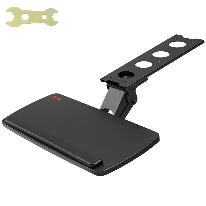 Näppäimistötaso pöydän alle 250x635 mm säädettävä korkeus ja kallistus