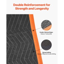 Muuttosuojapeitteet kaksitoista kappaletta koko 1829×1016 mm puuvillatäytteellä kuitukankaasta