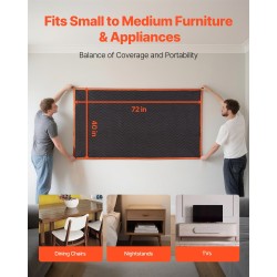 Muuttosuojapeitteet kaksitoista kappaletta koko 1829×1016 mm puuvillatäytteellä kuitukankaasta