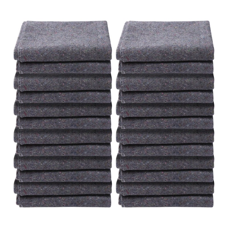 Muuttosuojapeitto paksu kierrätetty puuvilla 182,9 x 137,2 cm 12 kpl