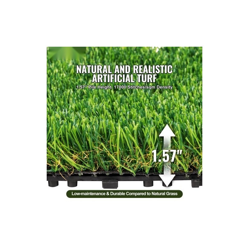 Keinonurmilaatat 9 kpl 305x305mm polypropeeni ja polyeteeni toisiinsa lukittuvat