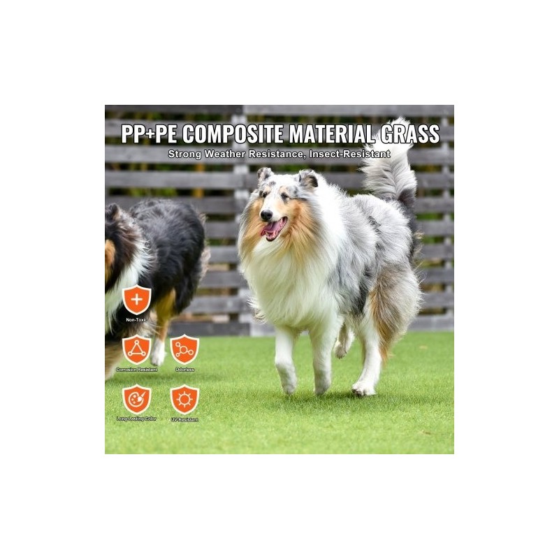 Keinonurmilaatat 9 kpl 305x305mm polypropeeni ja polyeteeni toisiinsa lukittuvat