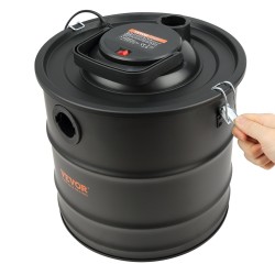 Tuhkaimuri sähkökäyttöinen 1200 W 20 l HEPA-suodatin 1,2 m metalliletku tulisijoille