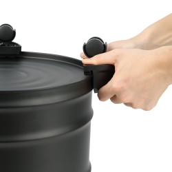 Tuhkaimuri sähkökäyttöinen 1200 W 20 l HEPA-suodatin 1,2 m metalliletku tulisijoille