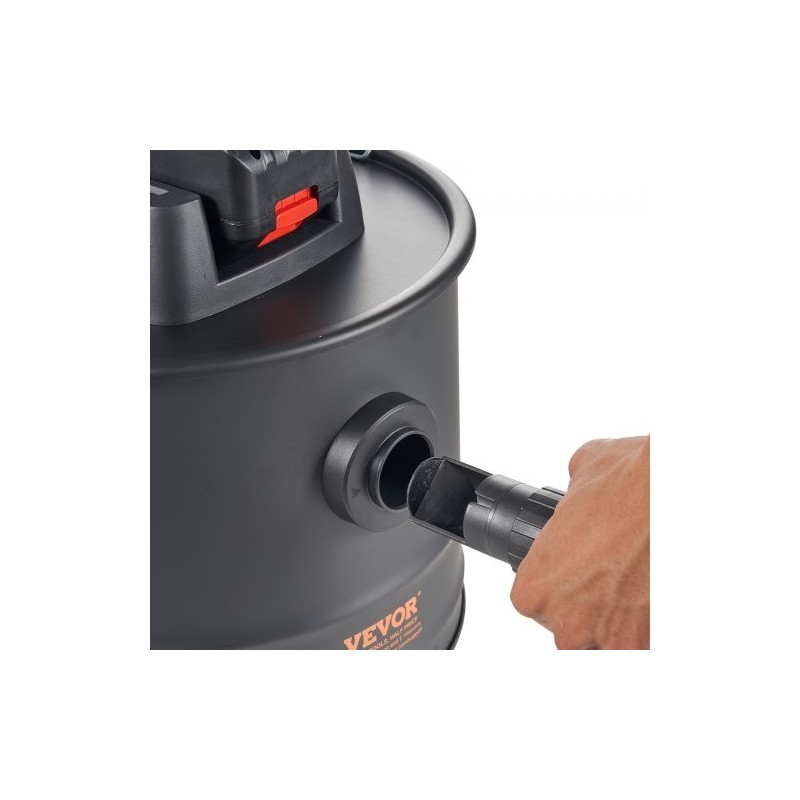 Sähköinen tuhkaimuri 15 l säiliö 10 kPa imuteho HEPA-suodatin lämpöä kestävä metalliletku