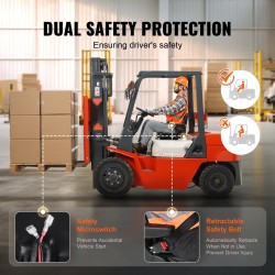 Trukin ja traktorin istuin synteettinahkaverhoilu polyuretaanivaahto säädettävä selkänoja 6.3–13.4 tuuman ura