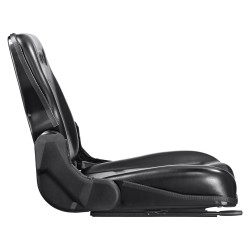 Trukin istuin PVC verhoilulla polyuretaanivaahto säädettävä taittoselkänoja mikroturvakytkin 160 340 mm kiinnitysuralle