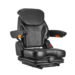 Trukkipenkki yleismallinen säädettävällä jousituksella selkänojalla käsinojilla korkeussäädettävällä niskatuella mikrokytkimellä